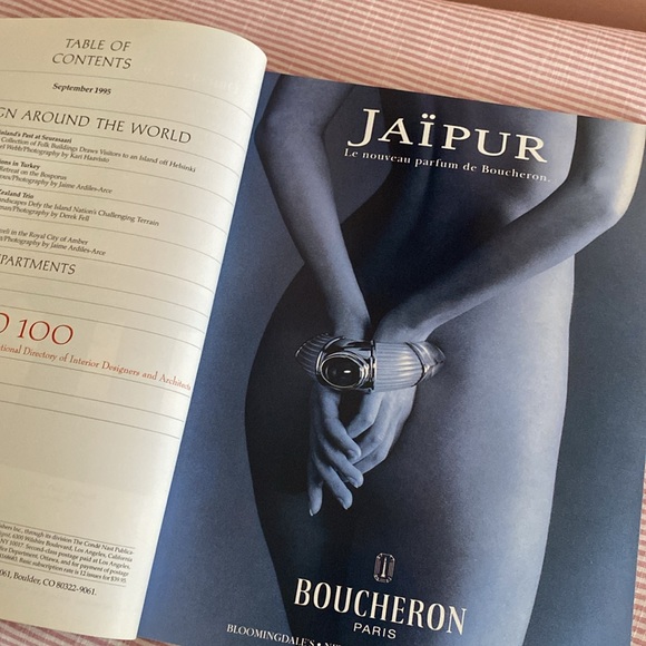 Vintage September 1995 edition architectural digest magazine - Picture 6 of 17